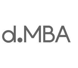 Logo that reads d.MBA for Business design for designers training